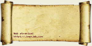 Ivana Karanović vizit kartica